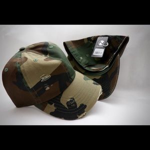 Camouflage distressed cap